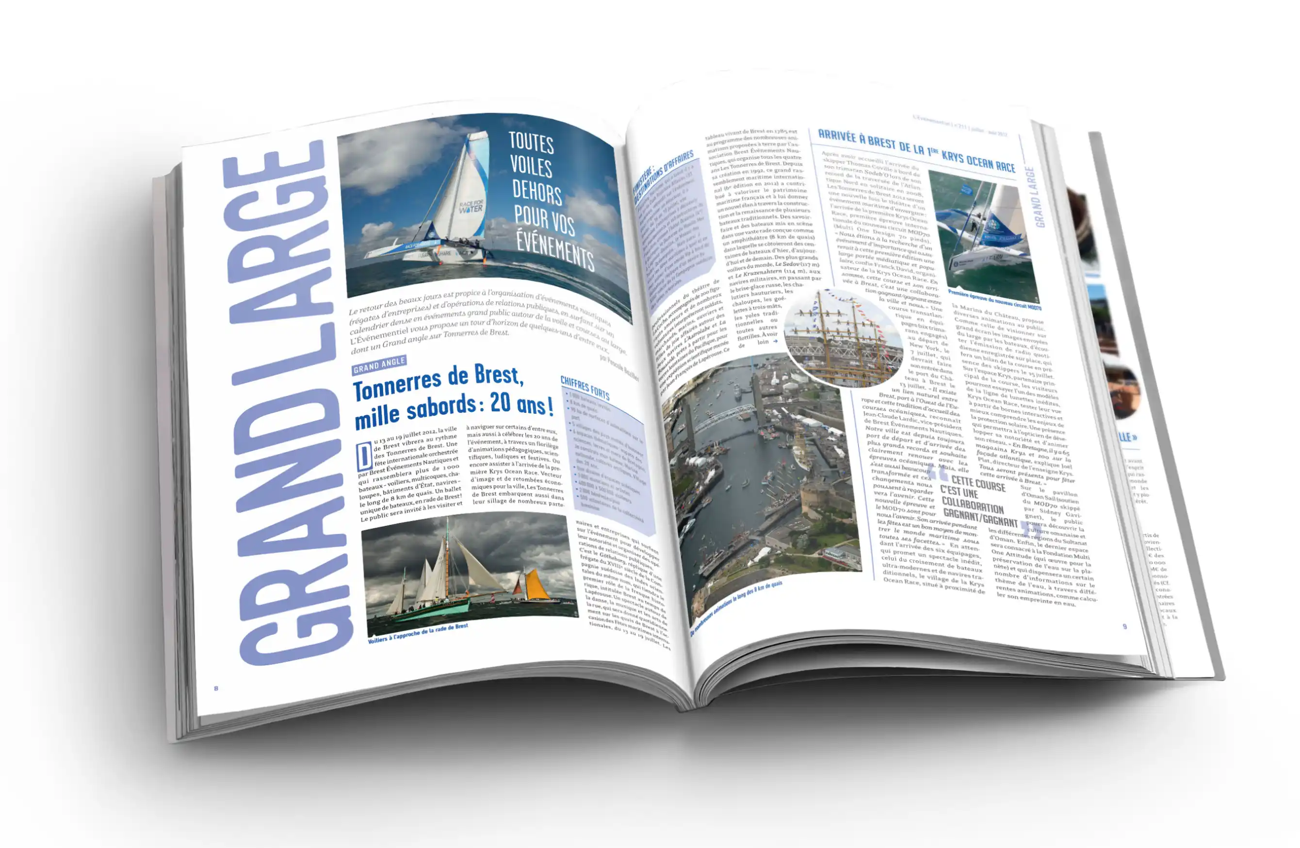 L’Événementiel inside magazine mockup